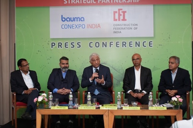 bauma CONEXPO India collaborates with Construction Federation of India for its 2024 Edition